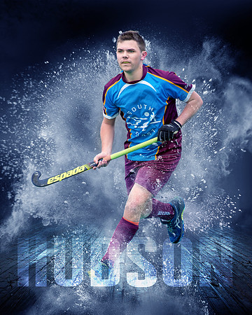 Powder Explosion Photoshop Template